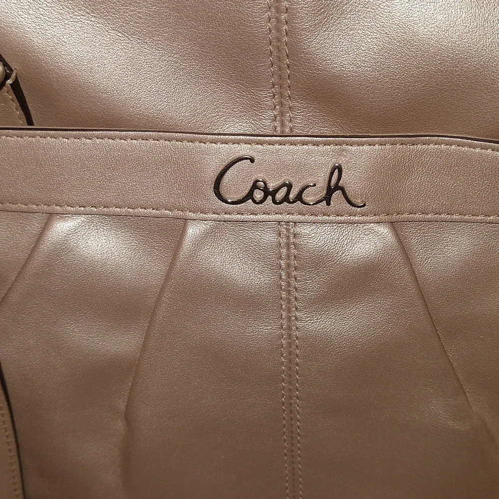 Coach Addison Leather Diaper/Baby Bag